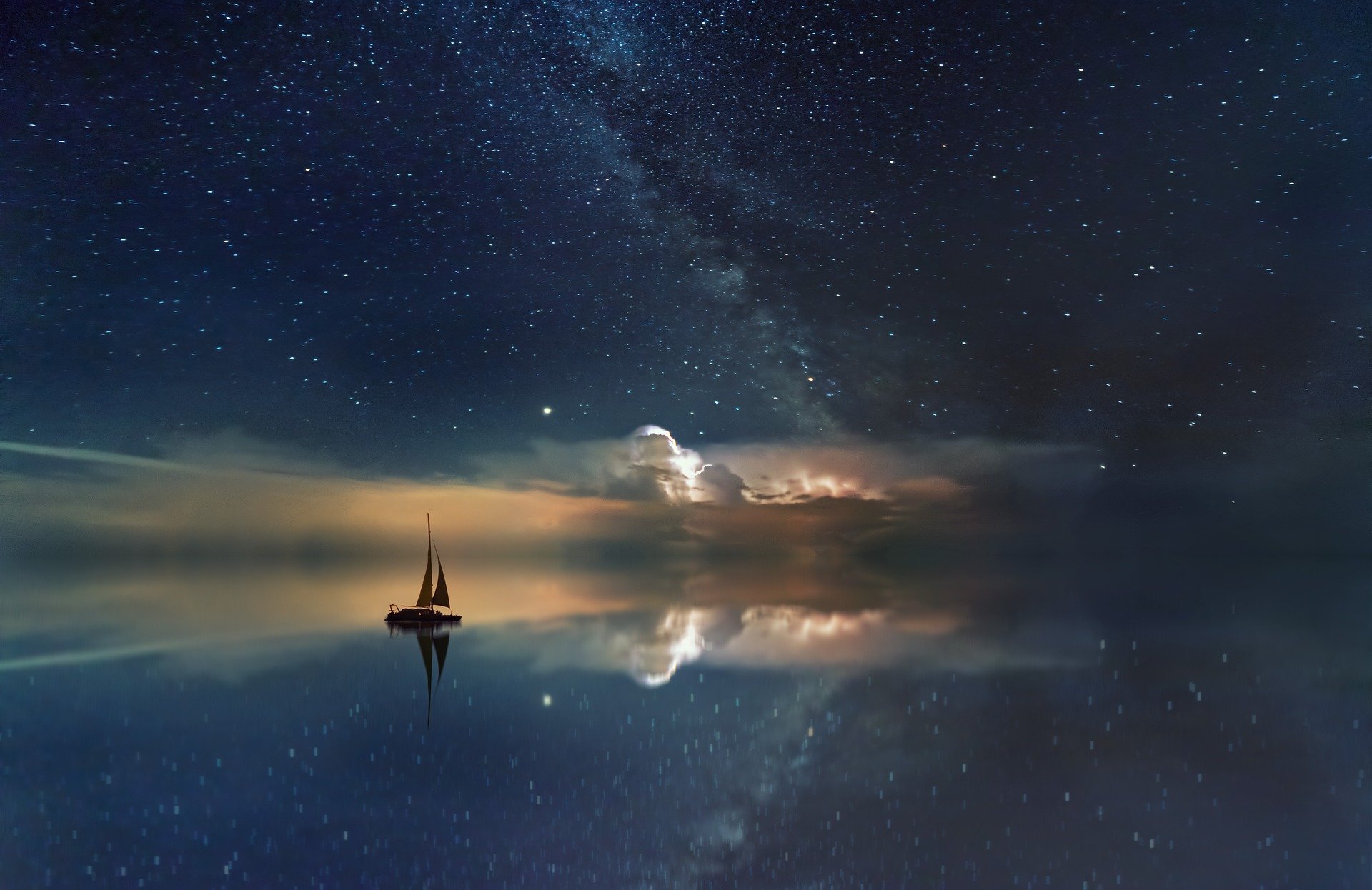 Ocean Starry Sky – Photography Print